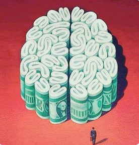 Cerebro instrumentalizado para producir dinero