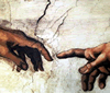 La creación de Adán, Miguel Ángel