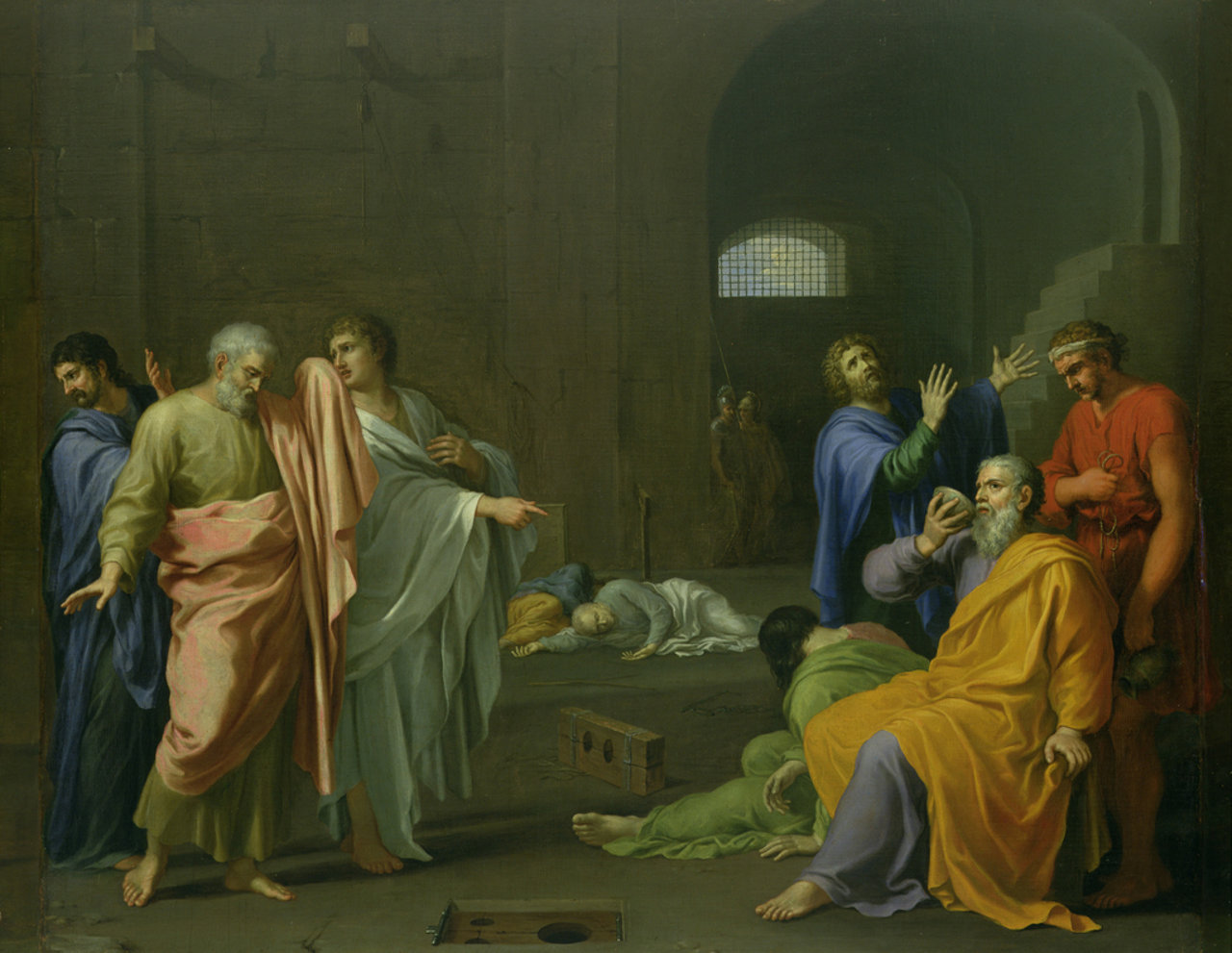 La muerte de Sócrates - Charles Dufresnoy